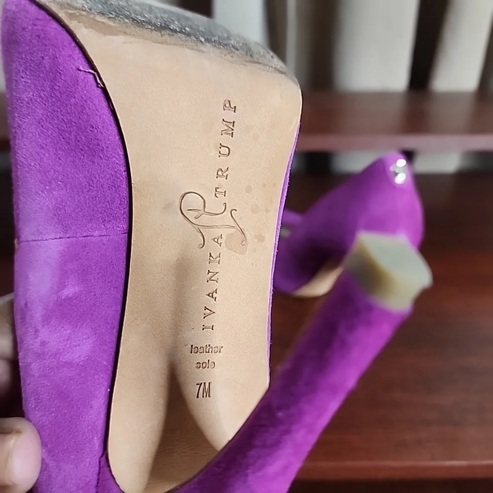 Ivanka Trump Purple pumps. Size 7
